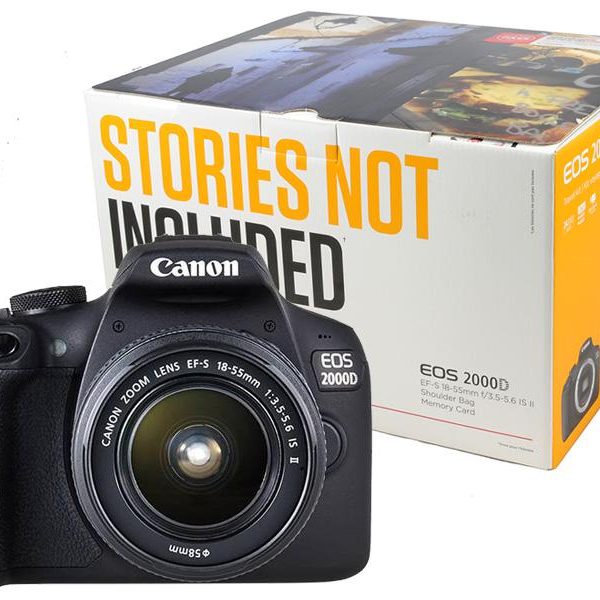 CANON EOS 2000D + EF-S 18-55 IS II VALUE UP KIT