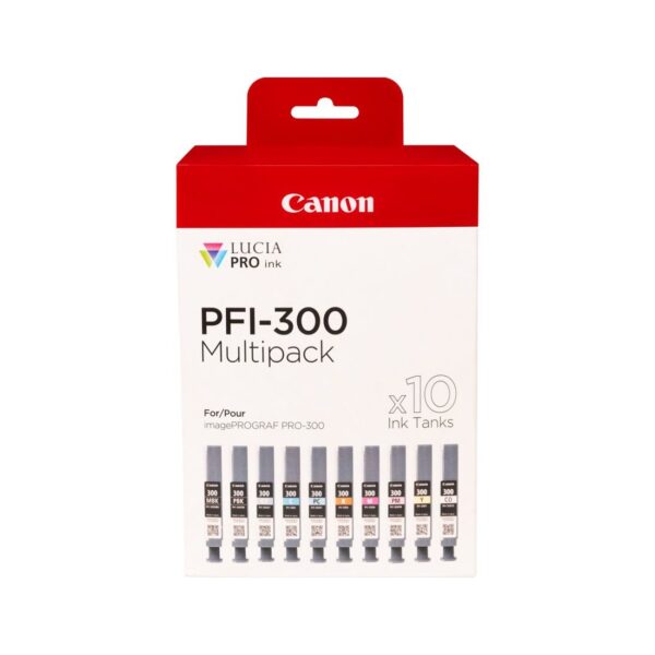 CANON MULTIPACK INK PFI-300 10 INK