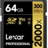 LEXAR 64GB PRO 2000X SDHC UHS-II