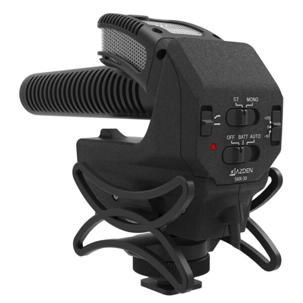 Azden SMX-30 Microfono Stereo-Mono, Nero