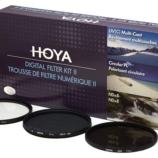 Hoya Set di filtri per obiettivo, 46 mm (UV-PL-ND8)