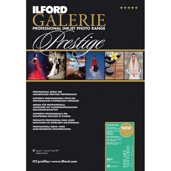 ILFORD GALERIE PRESTIGE FINE ART TEXTURED A4 220GR 25 FG