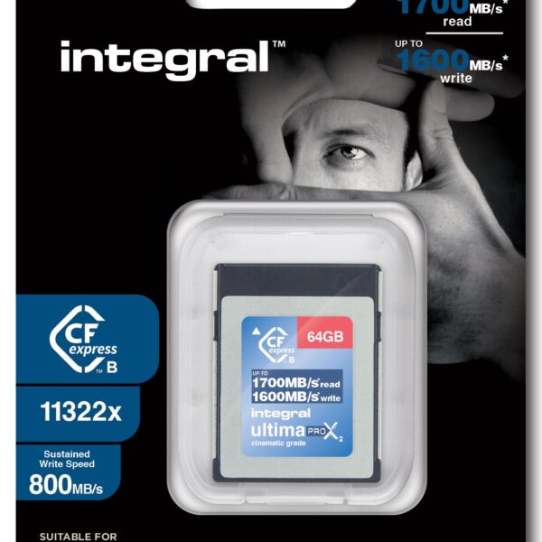 INTEGRAL CF EXPRESS 64 GB 1700/1600 MB/s CINEMATIC