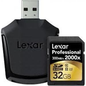 LEXAR 32GB 2000X PRO SDHC RDR UII