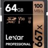 Lexar Professional 667x 64GB SDXC UHS-I/U3 V30