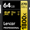 LEXAR 64GB PRO 1800X SDXC UHS-II