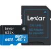 LEXAR 64GB microSDXC 633X CL.10 UHS-I+ADAPTER