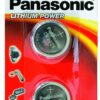 Panasonic Cr2025 Micropile al Litio, Argento (2 Pezzi)