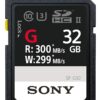 SONY SD HC 32GB G UHS-II U3 300MBS/299MBS XAVC 4K