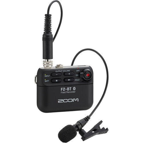 Zoom F2-BT Registratore Digitale con Microfono Lavalier