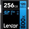 LEXAR 256GB 800x SDXC