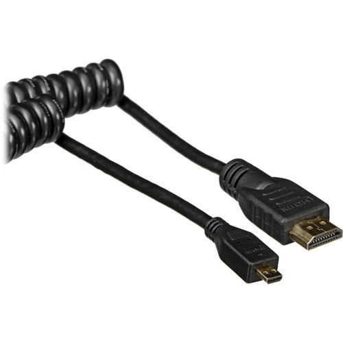Atomos coiled Micro HDMI to Full 30cm (ATOMCAB015)