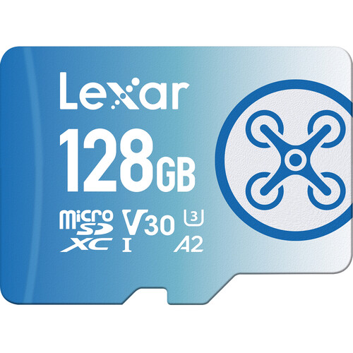 LEXAR 128GB LEXAR FLY MICROSDXC UHS-I A2 V30
