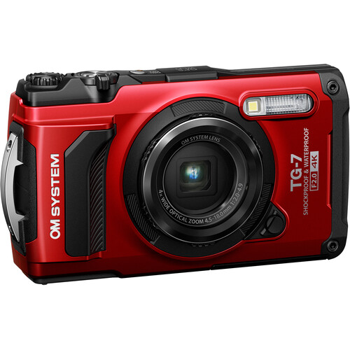 Fotocamera digitale OM SYSTEM Tough TG-7 (rossa)