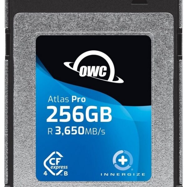 OWC CFXB4P00256 ATLAS PRO 256GB HIGH-PERFORMANCE CFEXPRESS TYPE B 4.0 MEMORY CARD R3650 MB/S -W3000