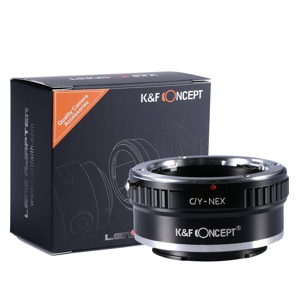 K&F Concept adattatore Contax/Yashica (C/Y) per Sony Alpha NEX E-Mount Came
