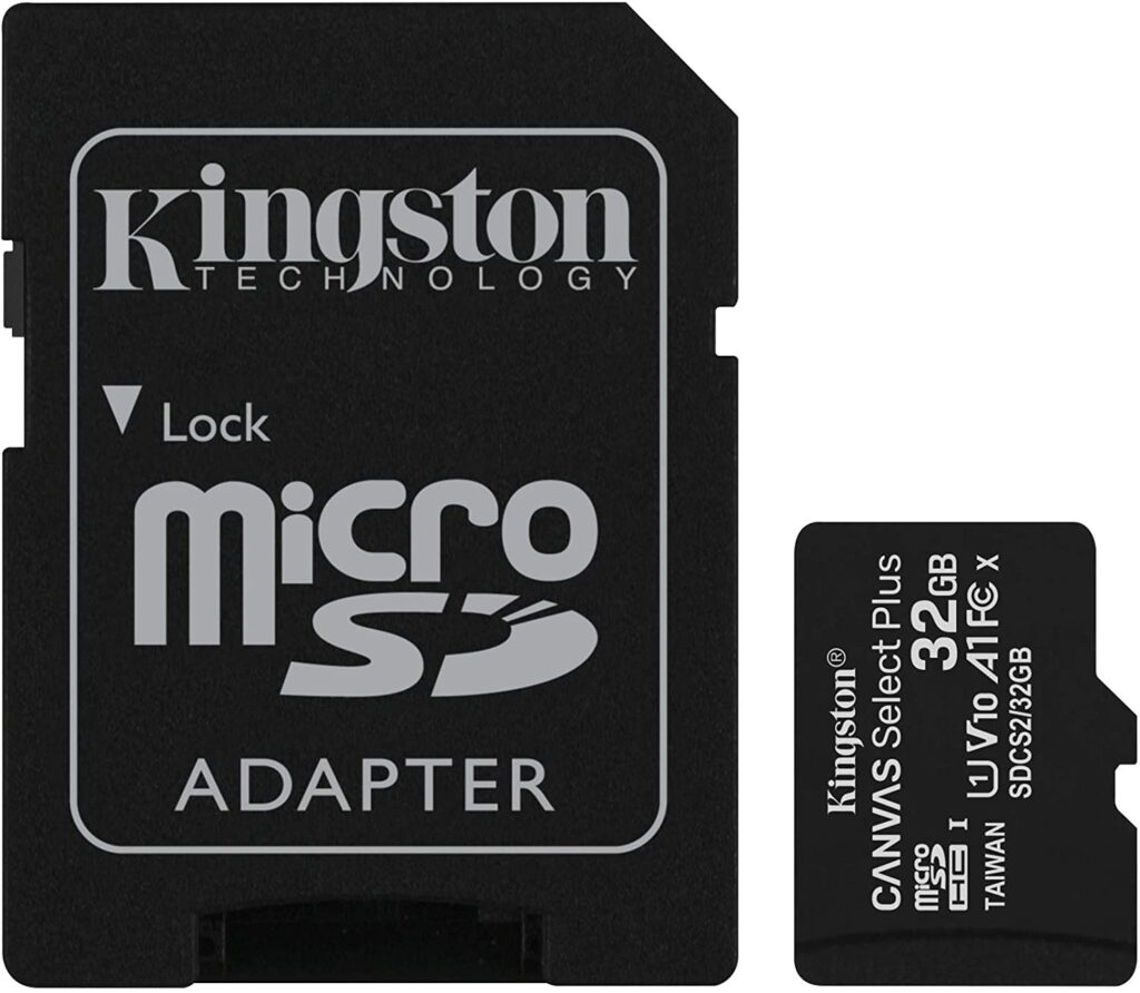 KINGSTON MICRO SD HC 32 GB + ADATTATORE CL 10