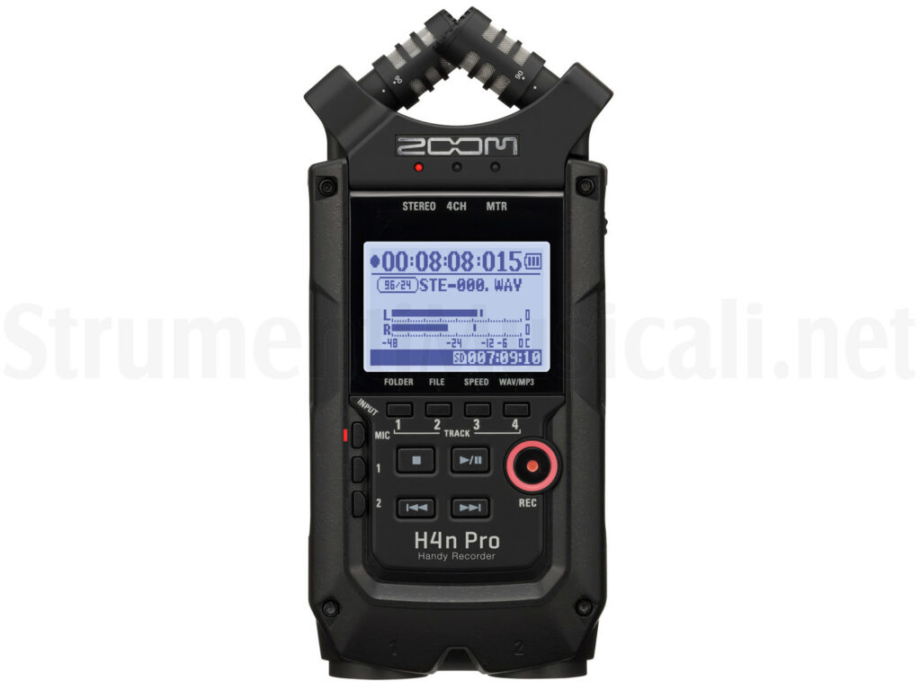 REGISTRATORE ZOOM H4n PRO BLACK