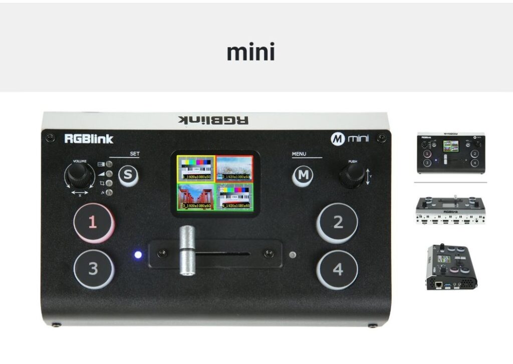 RGBLINK MINI MIXER VIDEO 4 CANALI HDMI USB 3.0