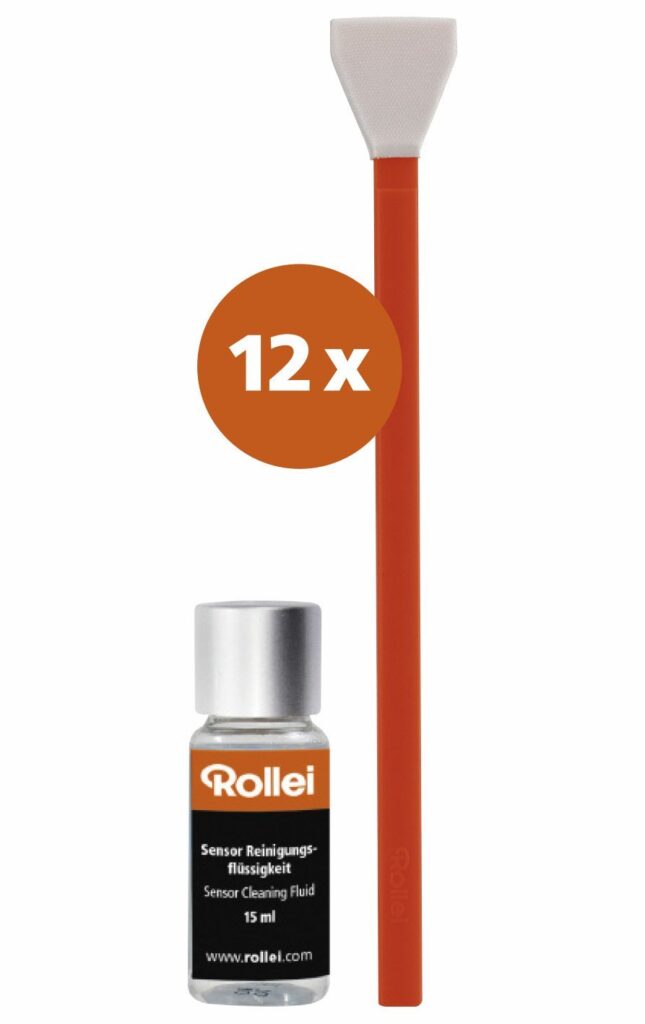 Rollei 27001 Set per Pulizia Sensori per Fotocamere con Sensore APS-C, Arancione