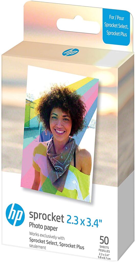 HP SPROCKET SELECT 2.3X3.4 PAPER 20 PACK
