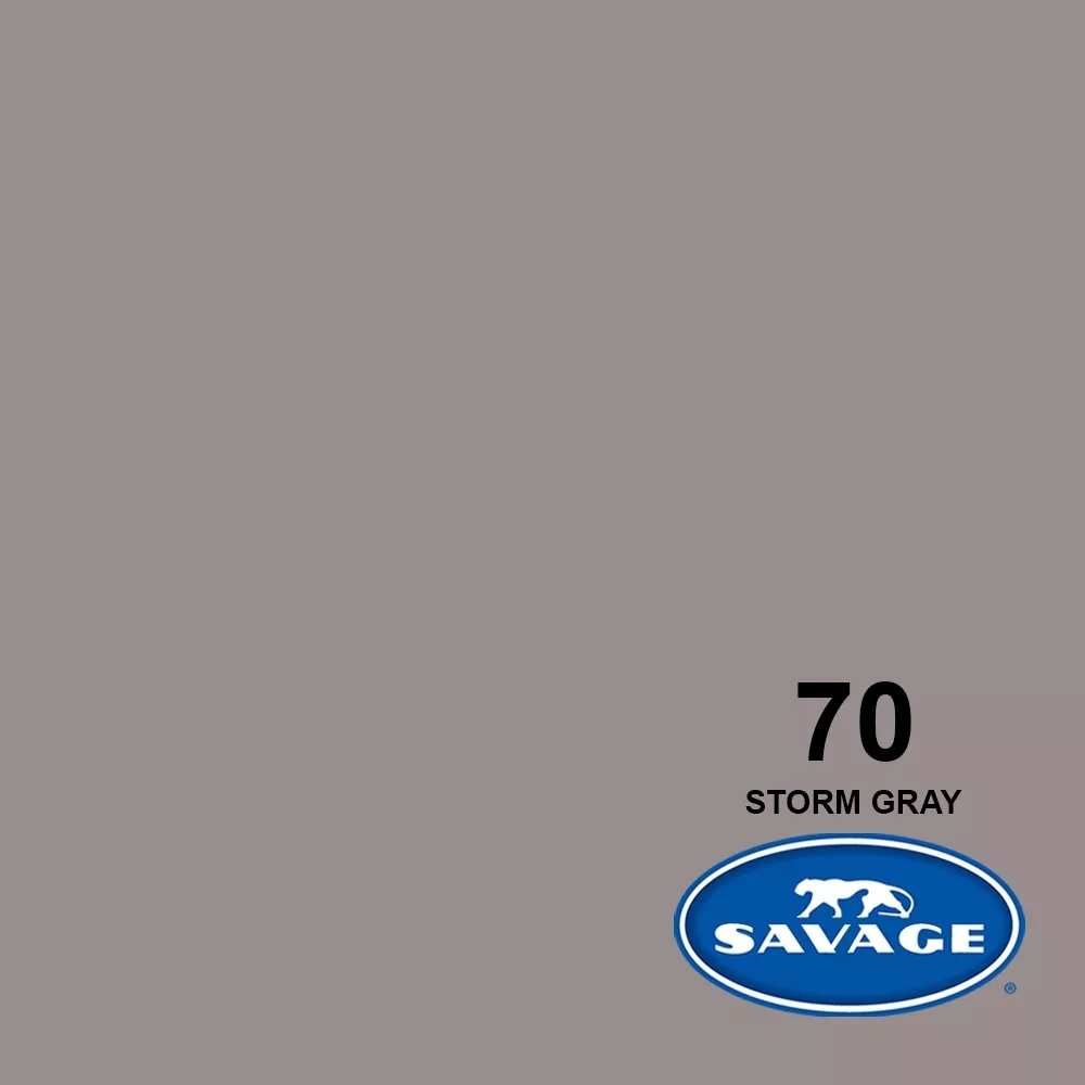 SAVAGE FONDALE 2,72X11M COLORE 70 STORM GRAY SEAMLESS PAPER