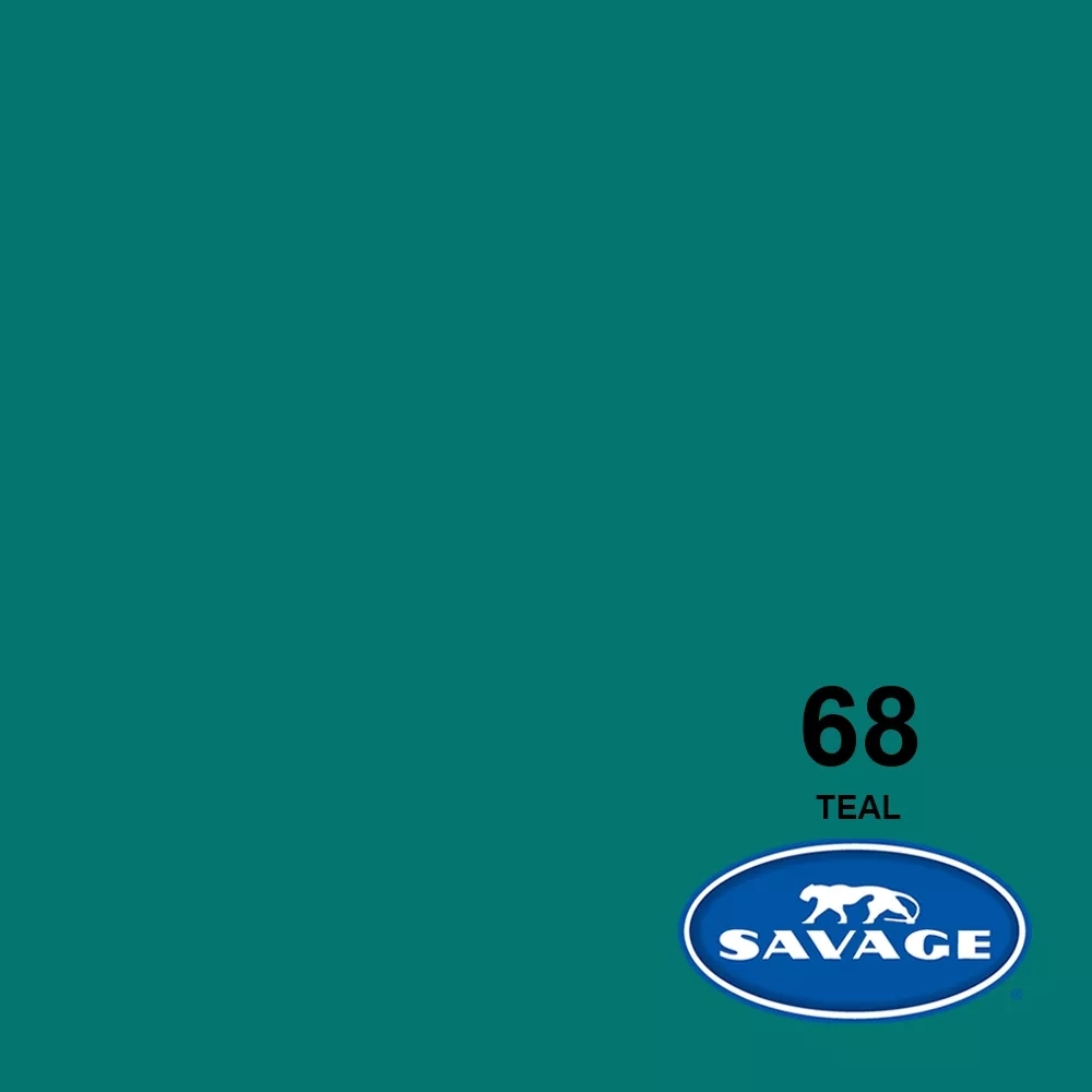 SAVAGE FONDALE 2,72X11M COLORE 68 TEAL SEAMLESS PAPER