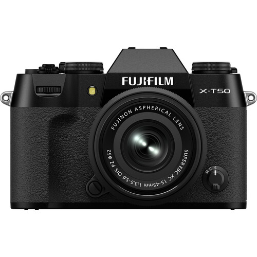 FUJIFILM X-T50 con obiettivo 15-45 mm f/3.5-5.6 (nero)