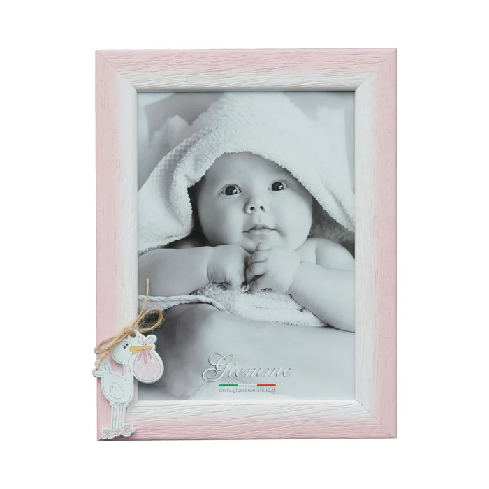 CORNICE 13X18 ROSA CICOGNA