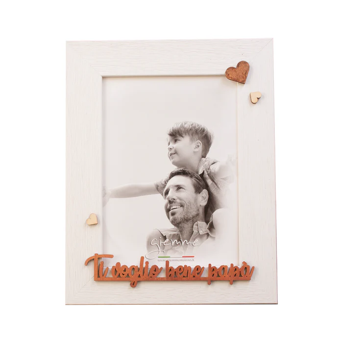 PORTAFOTO IN LEGNO 13X18 TI VOGLIO BENE PAPA'