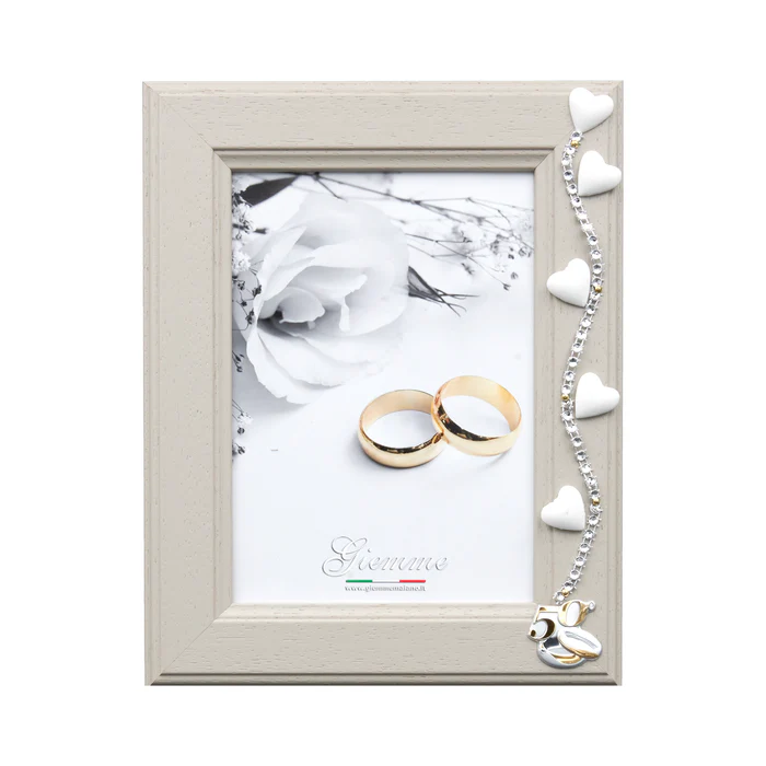 PORTAFOTO LEGNO 13X18  CON APPLICAZIONE 50°