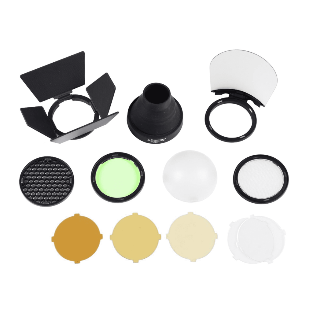 GODOX AK-R1 KIT ALETTE E FILTRI COLORATI PER H200R e V1 FLASH