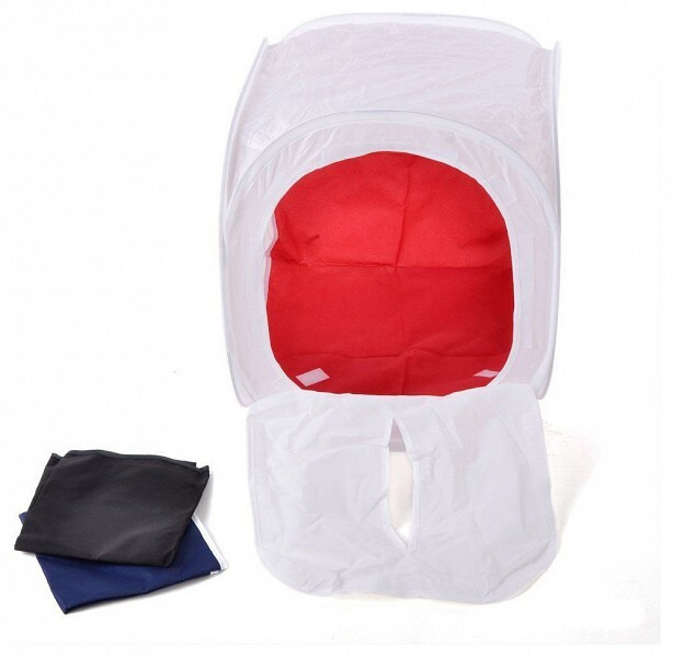 GODOX GABBIA DI LUCE 120X120X120 CM DIFFUSION BOX + 4 FONDALI (ROSSO/BIANCO/NERO/BLU)