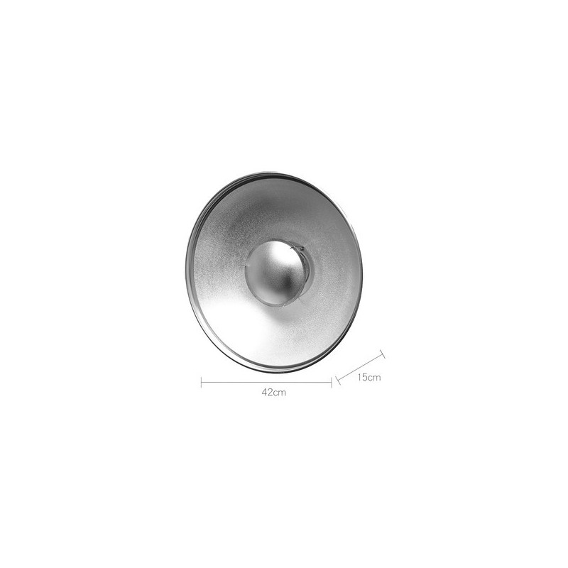 GODOX PARABOLA BEAUTY SILVER D. 42 CM.