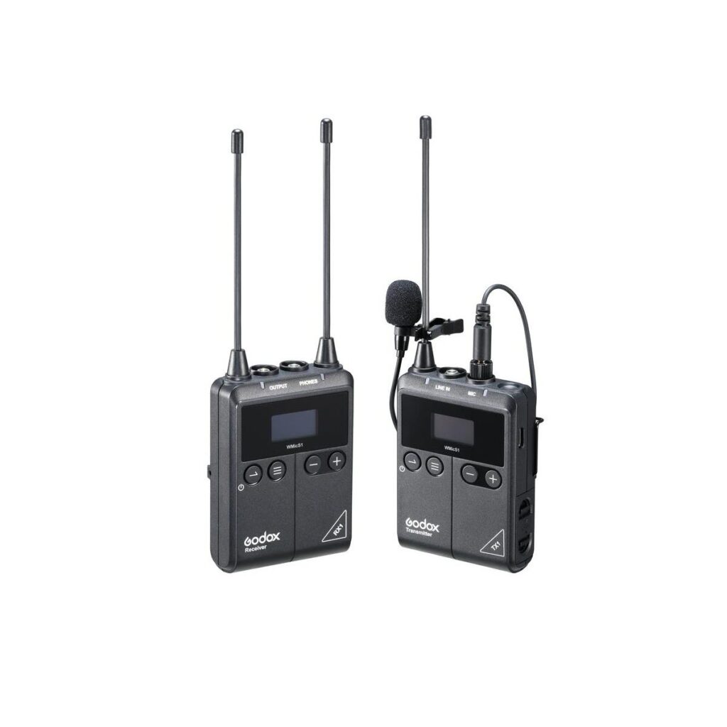 GODOX 1 TRASMETTITORE AUDIO + 1 RICEVITORE