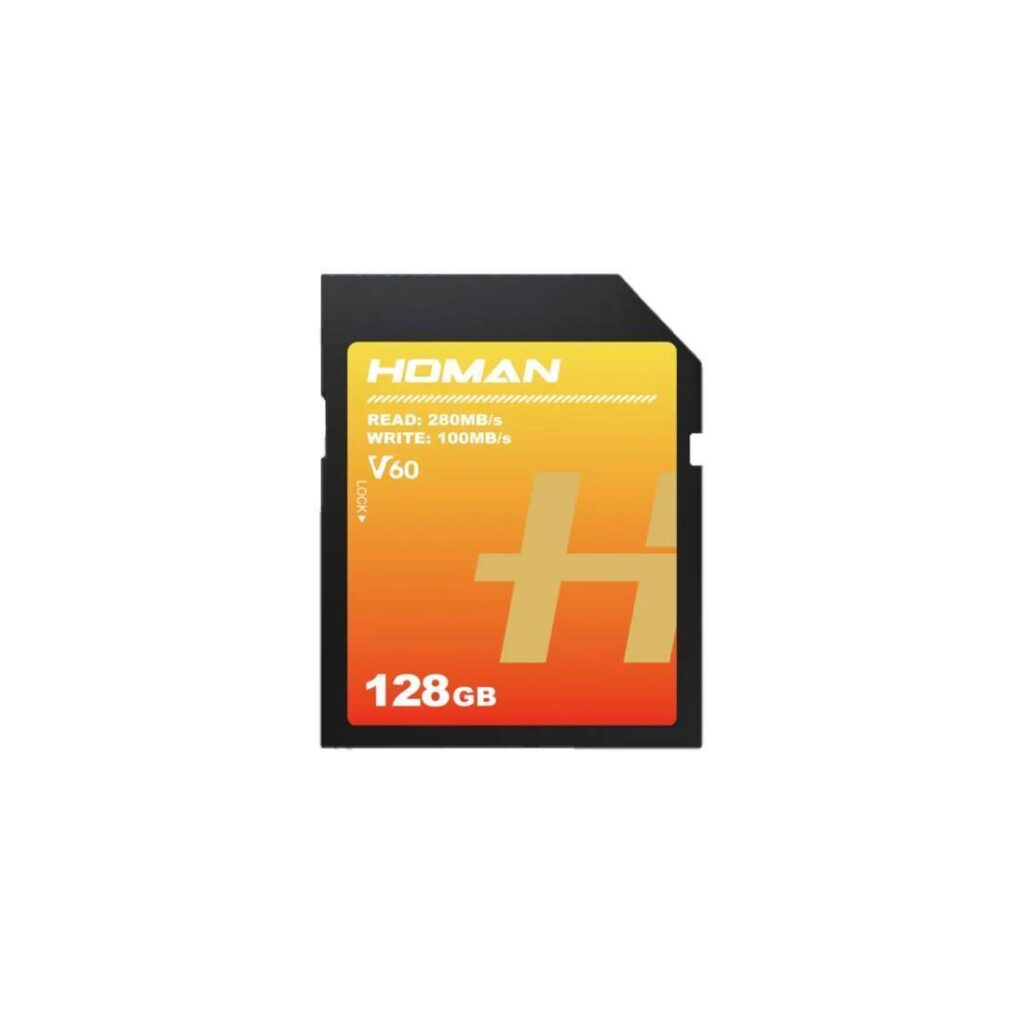 HOMAN UHS II SD Card V60 128GB