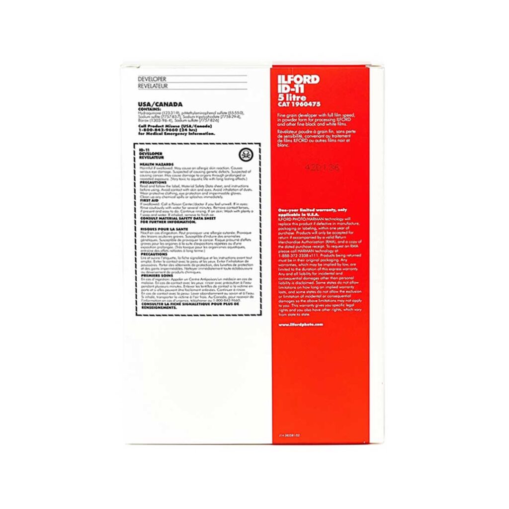 ILFORD SVILUPPO BW ID-11 5lt.
