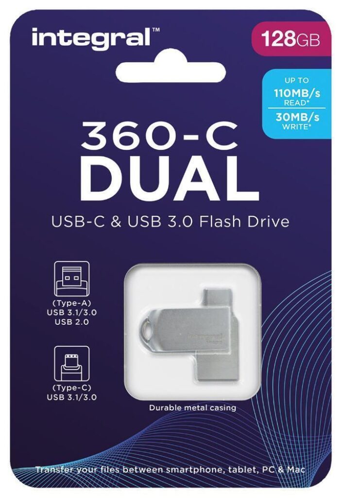INTEGRAL USB 3.0 128GB DUAL TYPE-C