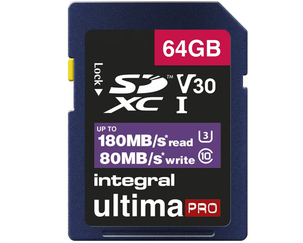 INTEGRAL SD 64 GB CLASSE 10 180/80MB - V30