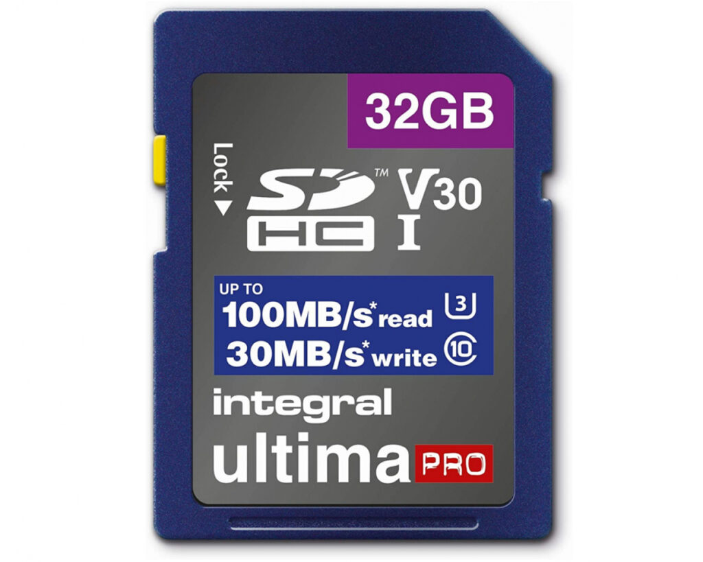 INTEGRAL SD 32 GB CLASSE 10 180/30MB - V30