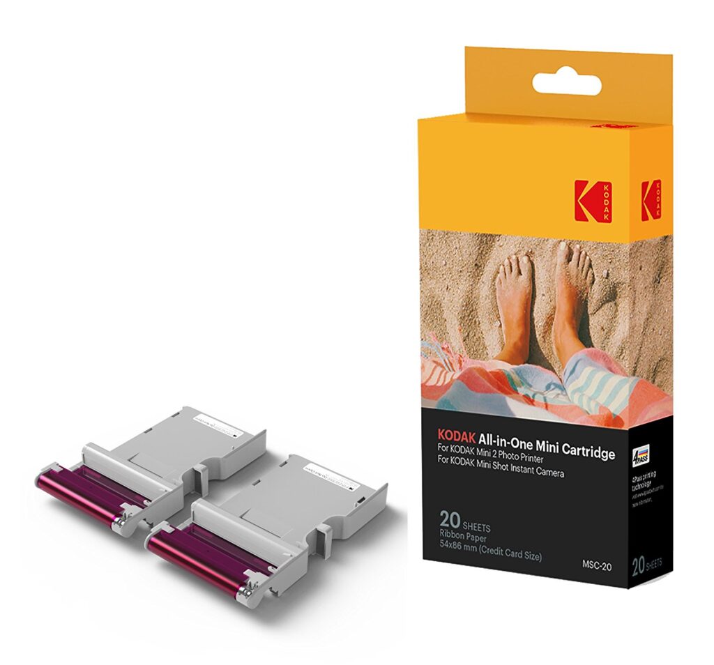 KODAK MINI SHOT/PRINTER 2 CARTA ISTANTANEA 20F+RIBBON