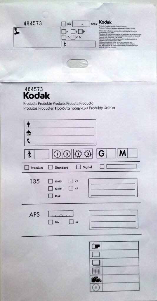 KODAK 3950920 BUSTE LAVORAZIONE 1000PZ