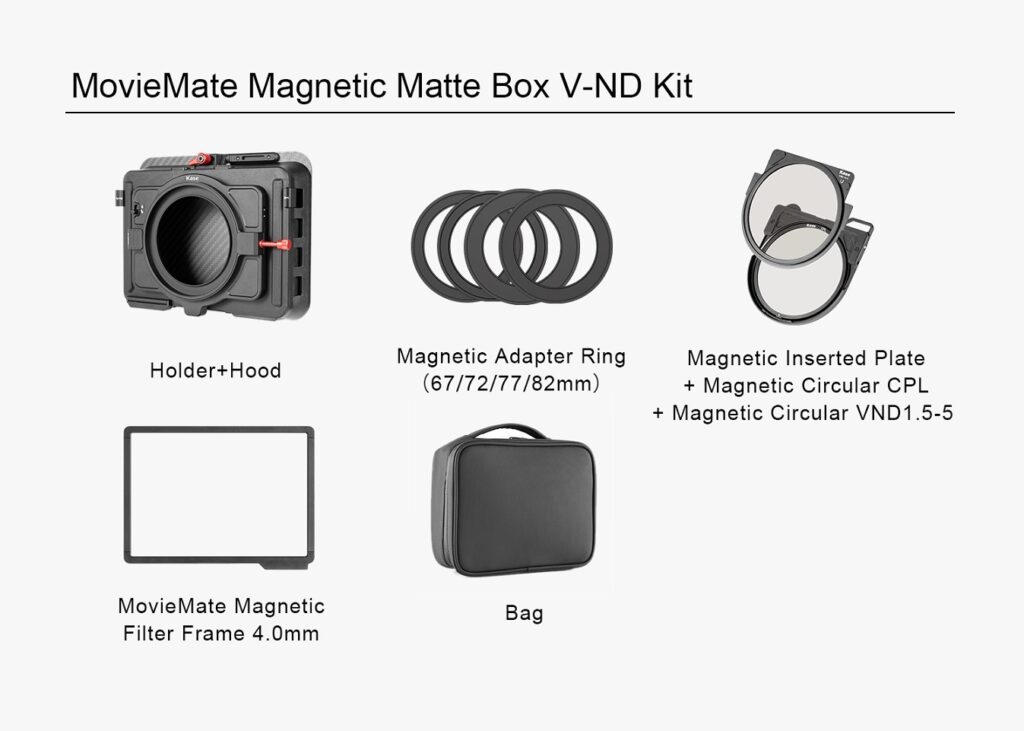 KASE FILTRO MOVIEMATE MAGNETIC MATTEBOX V-ND KIT