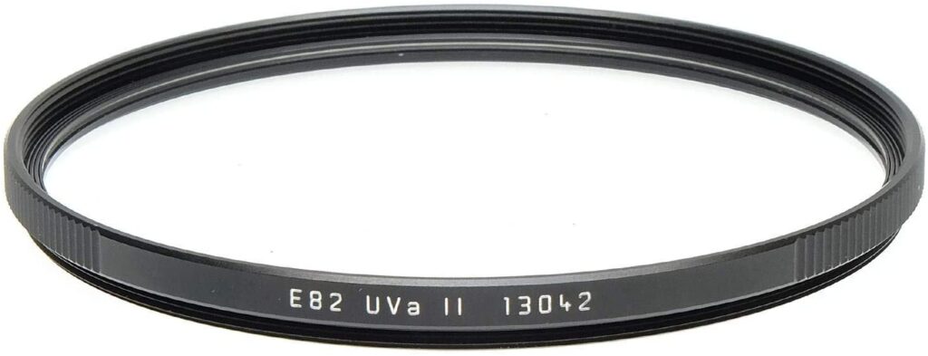 LEICA Filter UVa II, E82, black
