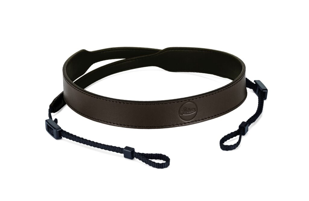 LEICA cinghia a tracolla C-Lux in pelle grigia
