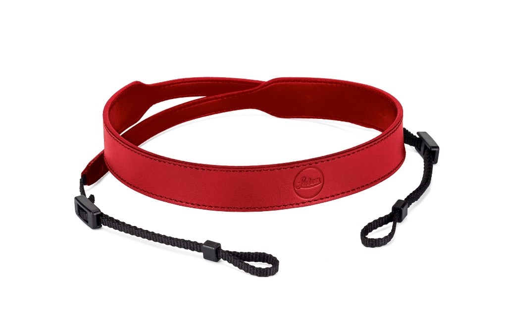 LEICA cinghia a tracolla C-Lux in pelle rossa