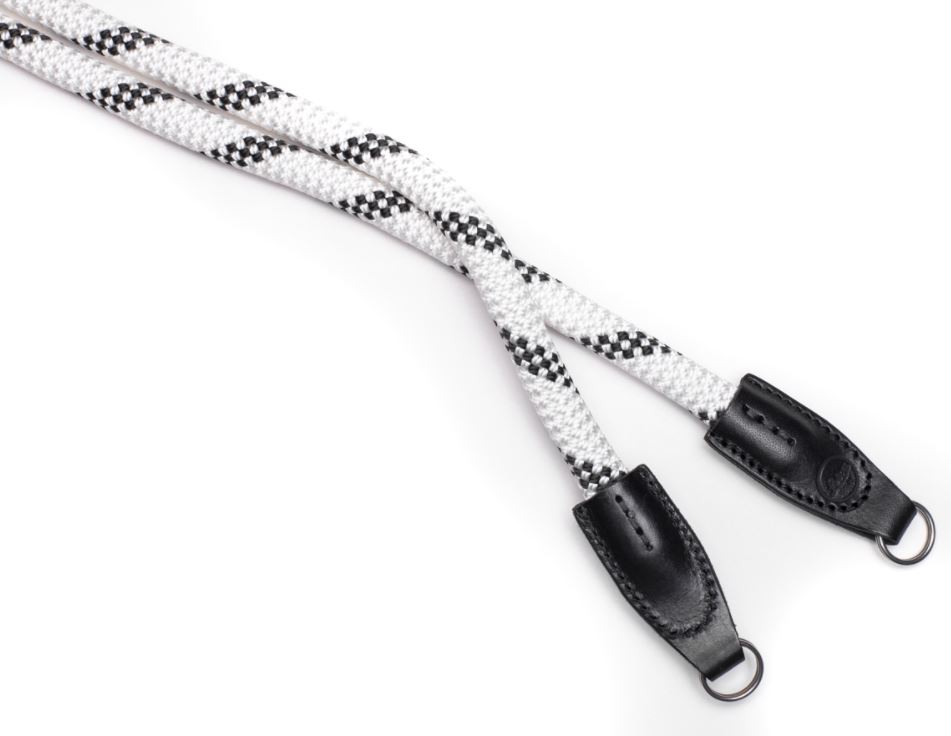 LEICA ROPE STRAP, WHITE & BLACK, 126 CM 19644