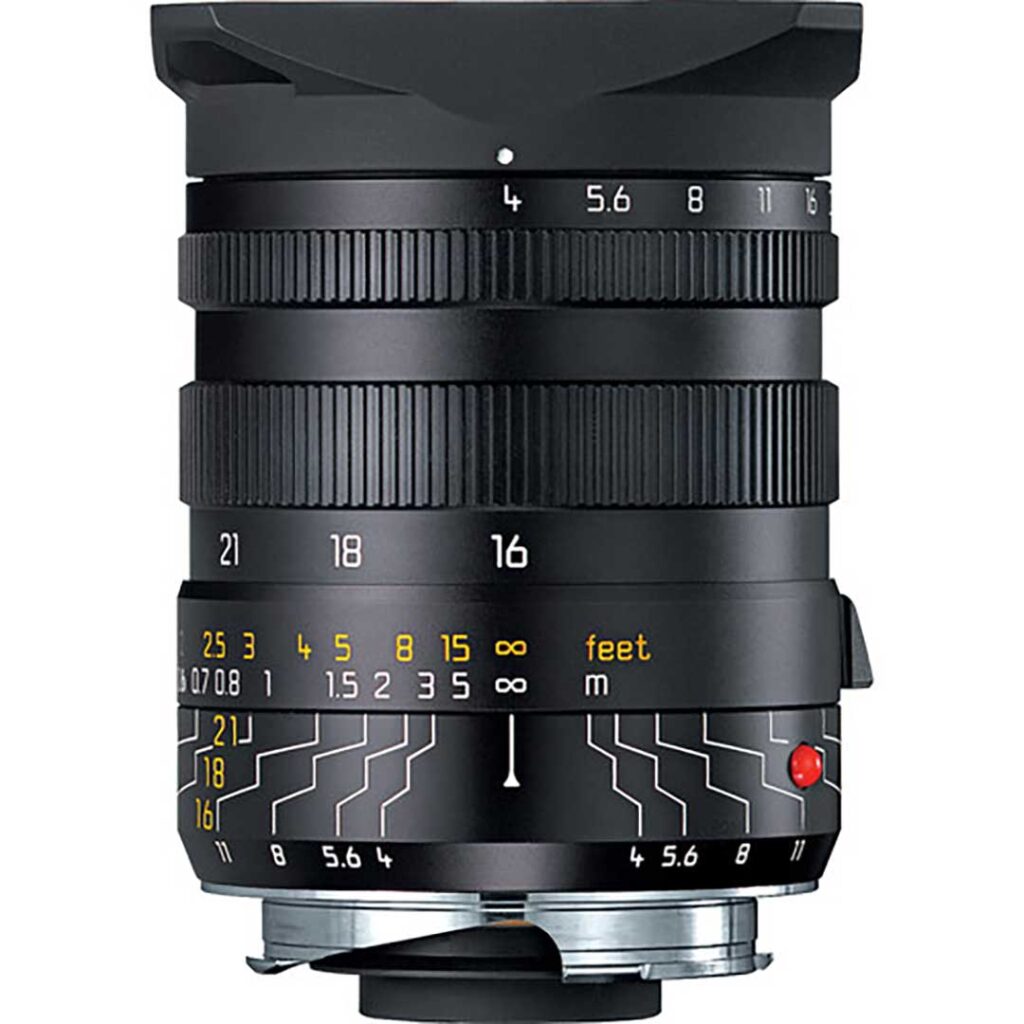 LEICA Set TRI-ELMAR-M16-18-21 f/4 with Univ. WA finder M