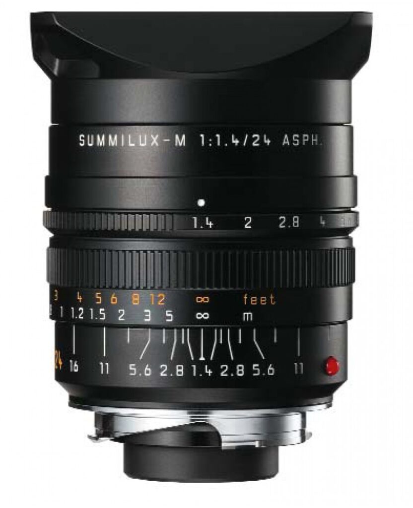 LEICA SUMMILUX-M 24 f/1.4 ASPH., black anodized finish
