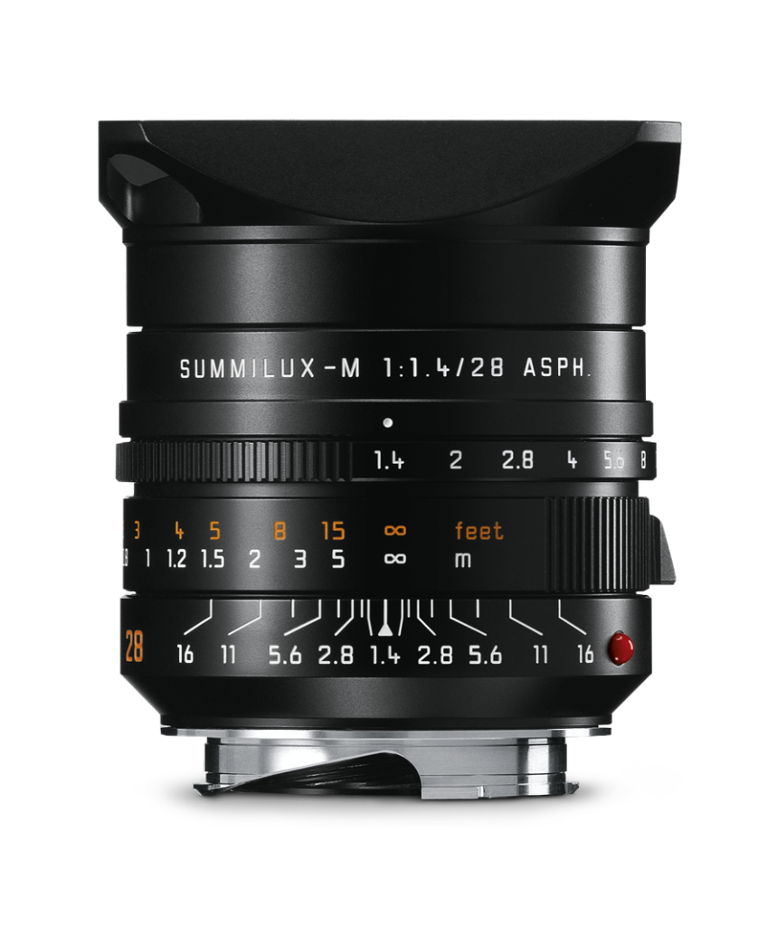 LEICA SUMMILUX-M 28 f/1.4 ASPH., black anodized finish